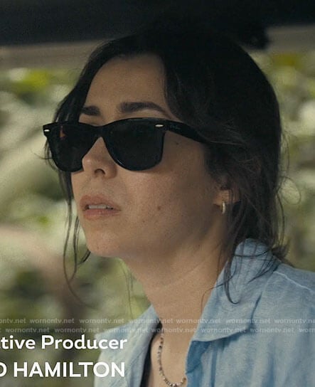 Emma’s sunglasses on The Resort