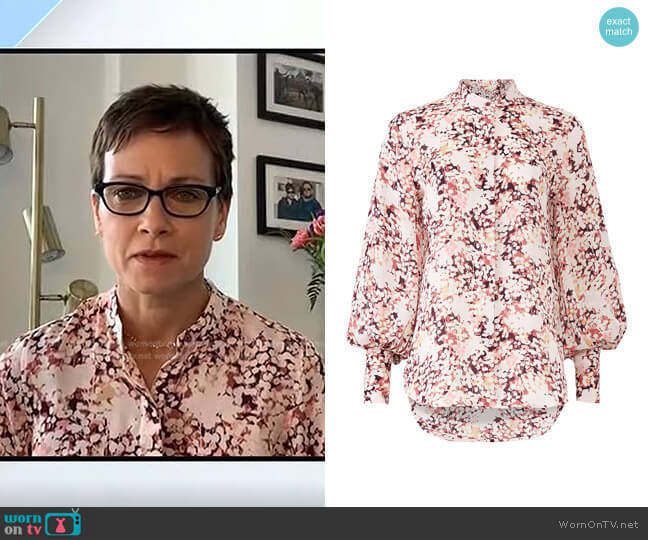 Equipment Boleyn Shirt worn by Stephanie Gosk on Today