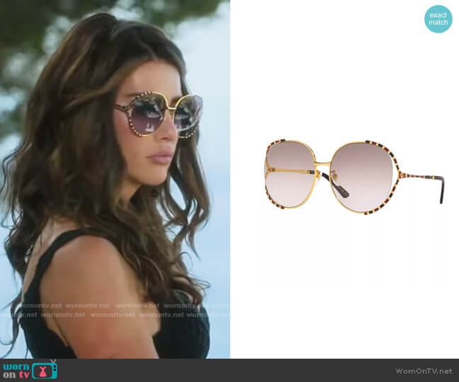 Gucci GC001339 Sunglasses worn by Steffy Forrester (Jacqueline MacInnes Wood) on The Bold and the Beautiful