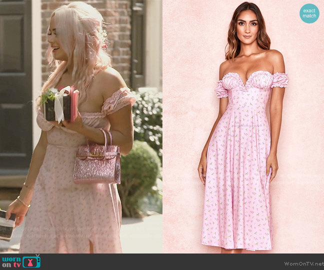 House of CB Lauren Dress worn by Kathryn Dennis on Southern Charm