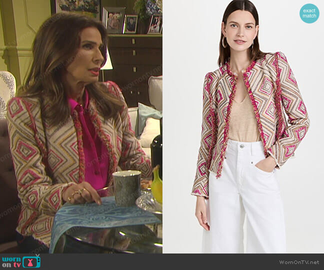 Iro Kolie Jacket worn by Hope Williams (Kristian Alfonso) on Days of our Lives