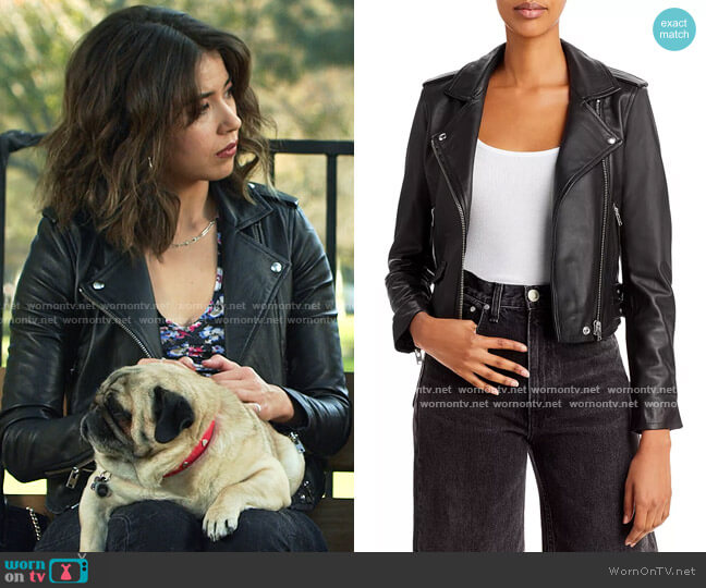 IRO Ashville Jacket worn by Louise (Nichole Sakura) on Maggie
