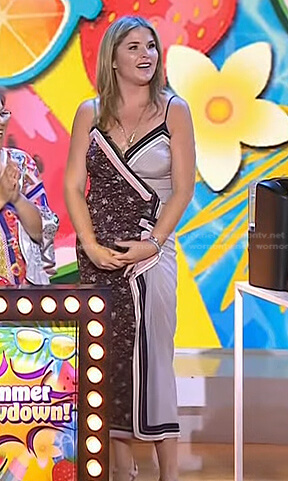 Jenna’s mixed floral print dress on Today