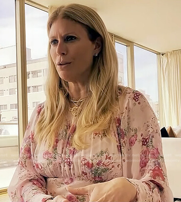 Jill’s pink floral maxi dress on Today