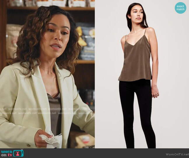 Vince Jane Camisole worn by Emily Lopez (Jessica Camacho) on All Rise
