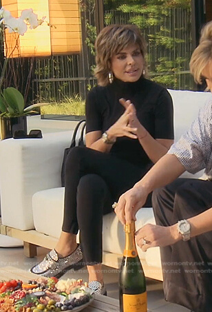 Lisa’s crystal loafers on The Real Housewives of Beverly Hills