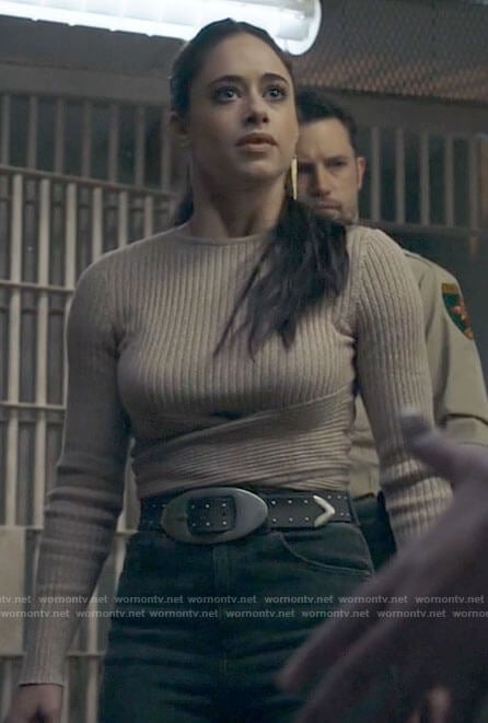 Liz’s studded belt on Roswell New Mexico