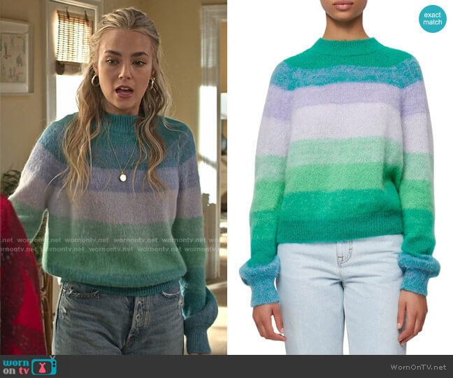 Maje Millao Sweater worn by Maggie (Rebecca Rittenhouse) on Maggie
