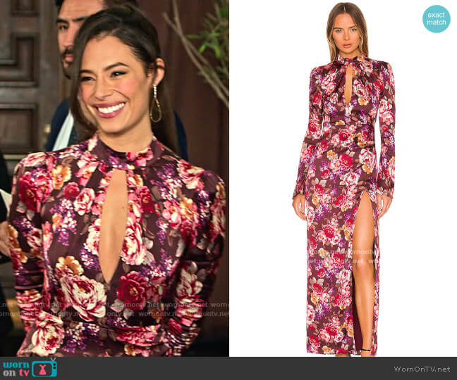 Majorelle Micaela Gown in Wine Country worn by Jessie (Chloe Bridges) on Maggie