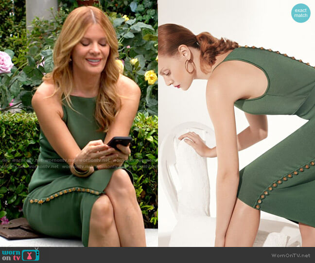 Paola Bernardi Karina Top worn by Phyllis Summers (Michelle Stafford) on The Young and the Restless