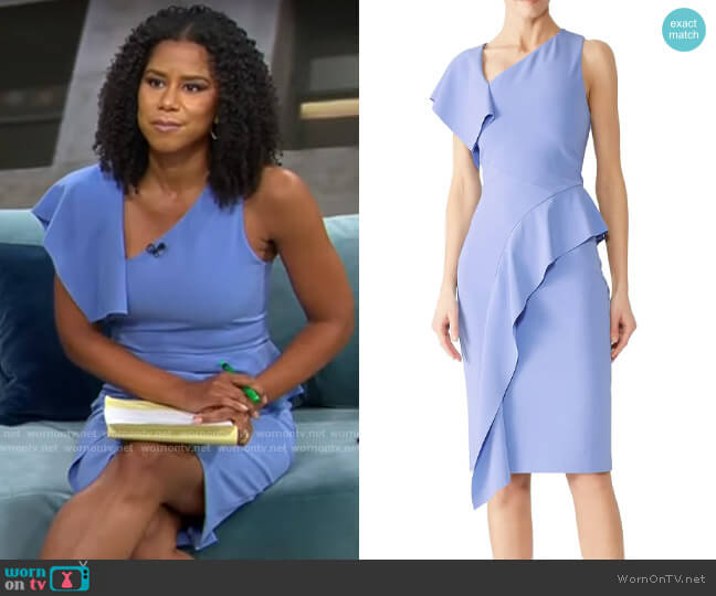 Parker Shara Dress worn by Adriana Diaz on CBS Mornings