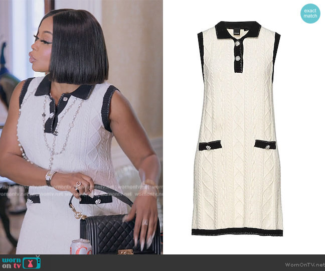 Pinko Short Dress worn by Phaedra Parks on The Real Housewives Ultimate Girls Trip