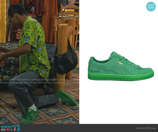Puma Haribo Suede Sneakers worn by Noah Lambert (Israel Johnson) on Bunkd