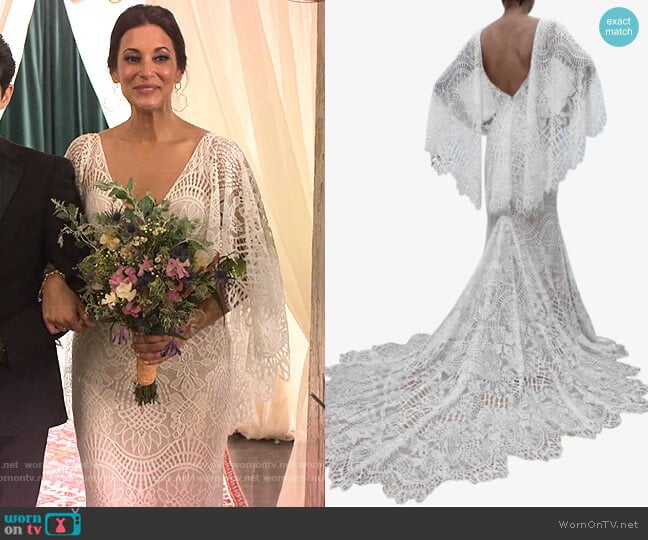 Queen Lauren Gown worn by Amy (Angelique Cabral) on Maggie