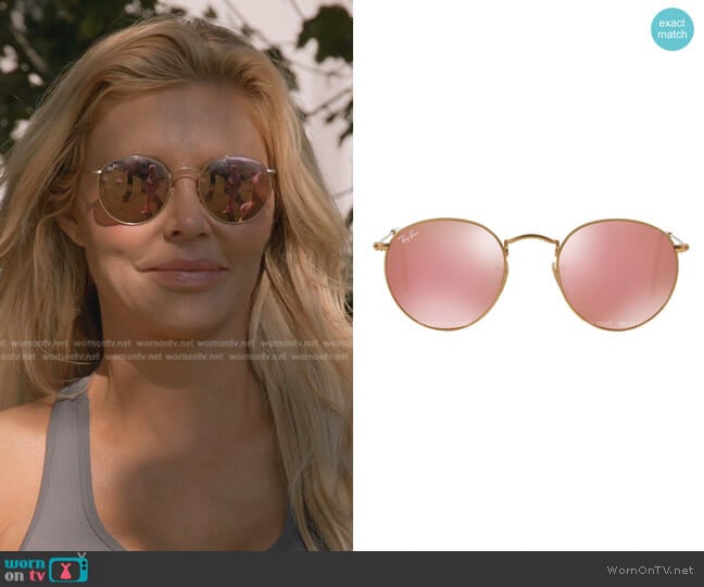Ray-Ban Round Metal Sunglasses worn by Brandi Glanville on The Real Housewives Ultimate Girls Trip