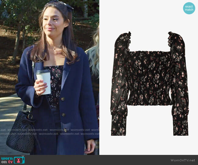 Reformation Pinto Top in Jolene worn by Jessie (Chloe Bridges) on Maggie