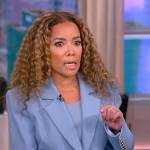 Sunny’s blue blazer with button cuffs on The View