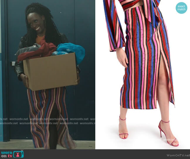 Topshop Stripe Skirt