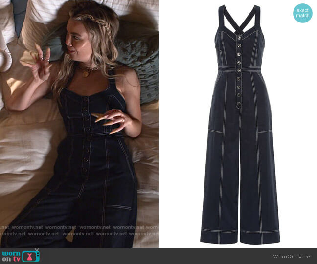 Ulla Johnson Romy Jumpsuit worn by Maggie (Rebecca Rittenhouse) on Maggie