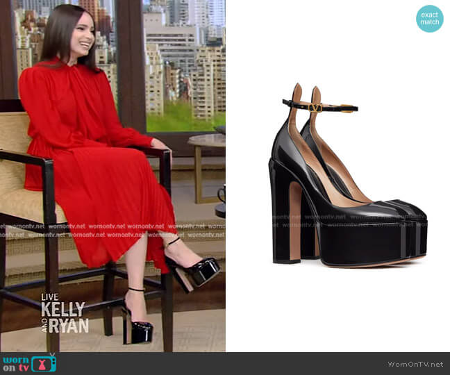 Valentino Tan-Go Platform Sandals