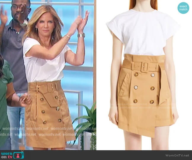 Veronica Beard Melany Mix Media Dress worn by Natalie Morales on The Talk