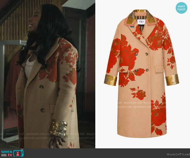 Zara Rosegarden Coat
