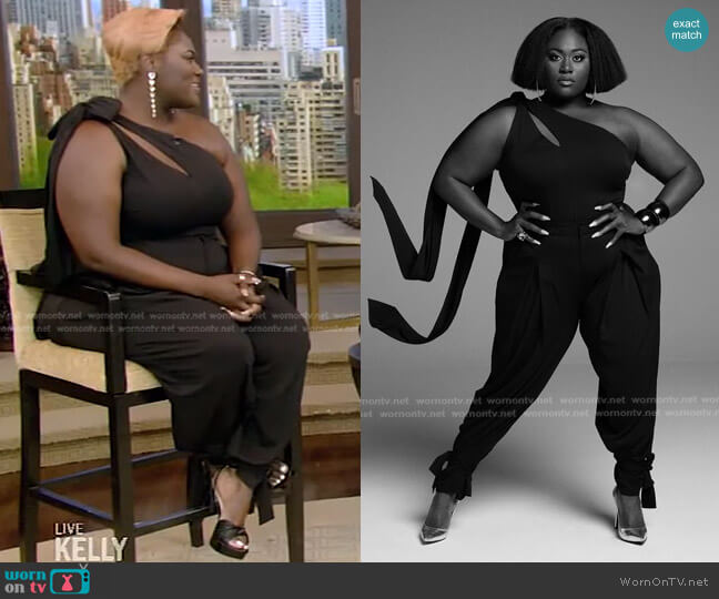 Danielle Brooks x 11 Honore The Carla Top worn by Danielle Brooks on Live with Kelly and Mark