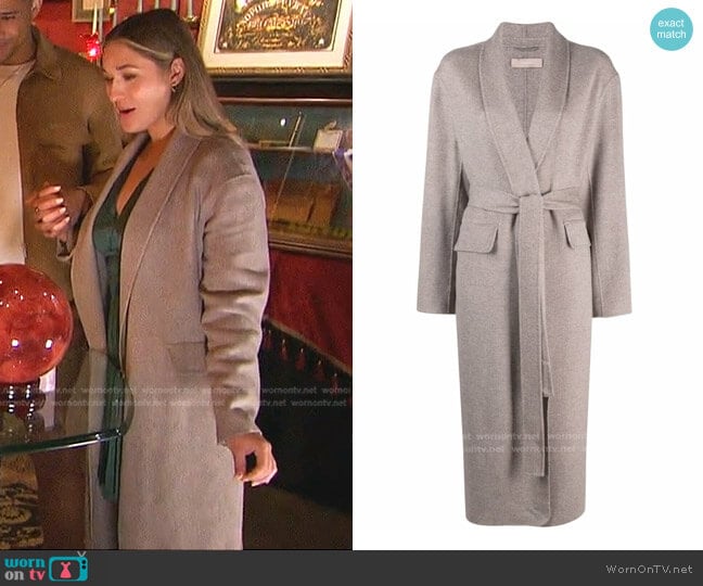 12 Storeez Shawl-Lapel Tied Waist coat worn by Rachel Recchia on The Bachelorette