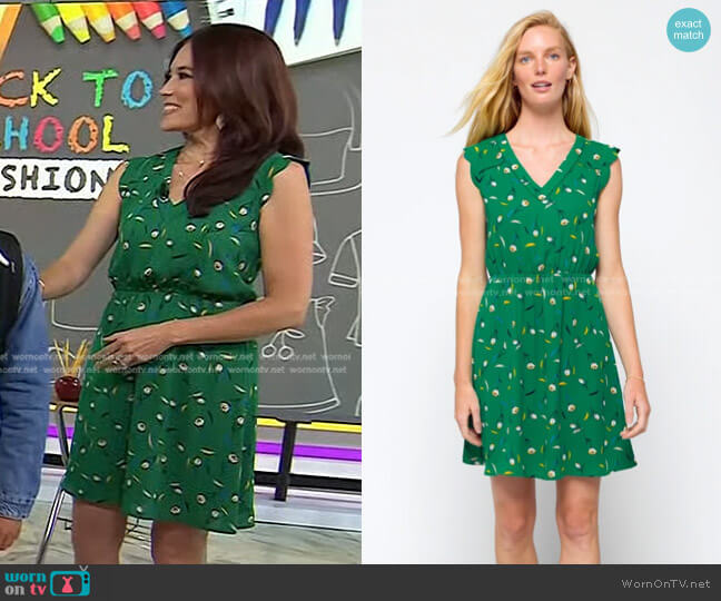 41 Hawthorn Midnight Scallop Detail Dress worn by Amy E. Goodman on Today