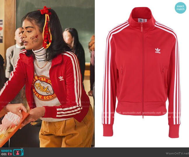 Adidas Firebird TT Track Jacket worn by Aneesa (Megan Suri) on Never Have I Ever