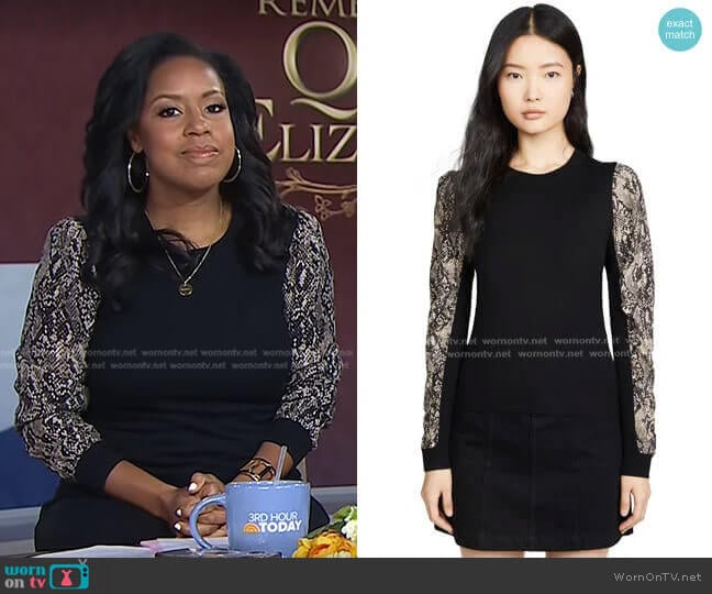 Veronica Beard Adler Sweater worn by Sheinelle Jones on Today