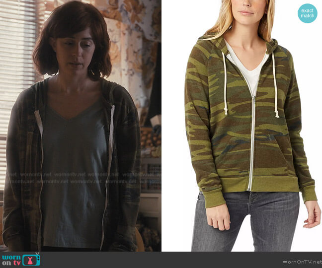 Alternative Printed Adrian Hoodie worn by (Adina Verson) on Only Murders in the Building