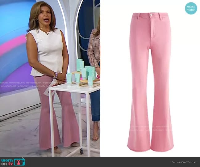 Alice + Olivia Gorgeous Coin Pocket Jean worn by Hoda Kotb on Today