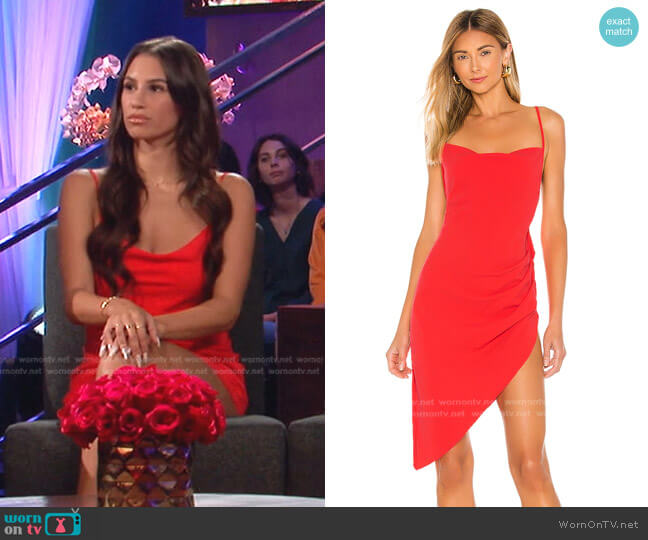 Amanda Uprichard Janet Dress worn by Genevieve Parisi on The Bachelorette