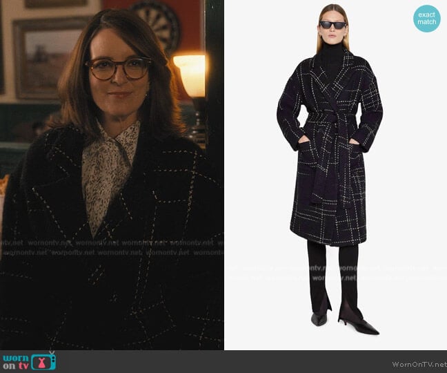 Anine Bing Norma Coat worn by (Tina Fey) on Only Murders in the Building