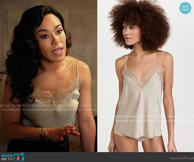Anine Bing Remi Camisole worn by Emily Lopez (Jessica Camacho) on All Rise