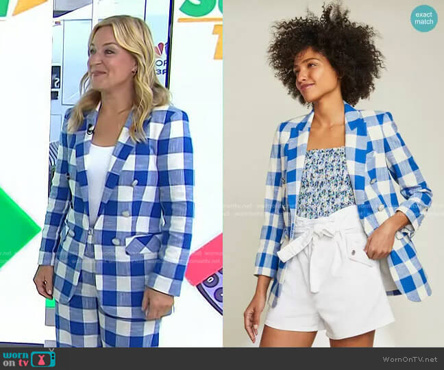 Veronica Beard Bexley Dickey Jacket worn by Jennifer Jolly on Today