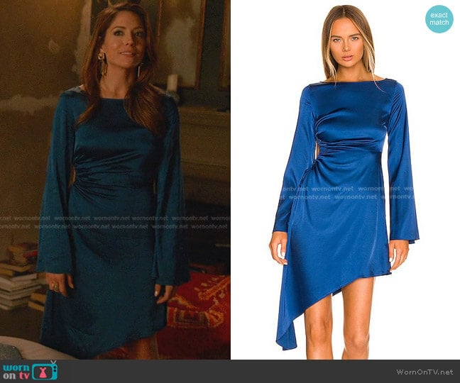 Camila Coelho Luna Midi Dress worn by Ryan Jones (Brooke Nevin) on Good Trouble