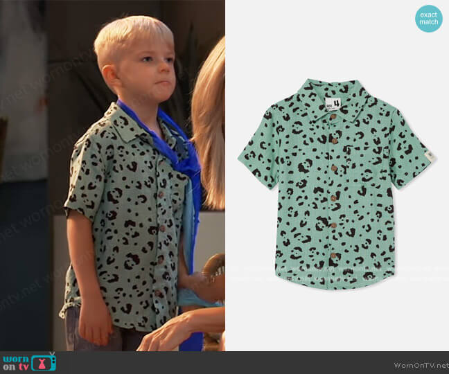 Cotton On Resort Short Sleeve Shirt worn by (Theodore Olson) on General Hospital