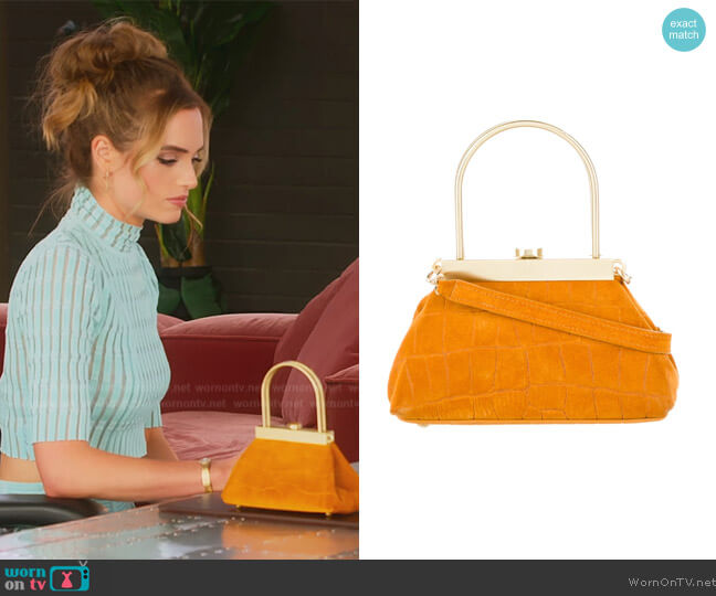 Cult Gaia Mini Estelle Bag worn by Alexandra Jarvis (Alexandra Jarvis) on Selling the OC