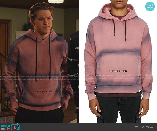 Eleven Paris Canyon Rose Hoodie Sweatshirt