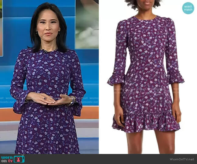 Eliza J Jewel Neck A-Line Dress worn by Vicky Nguyen on Today