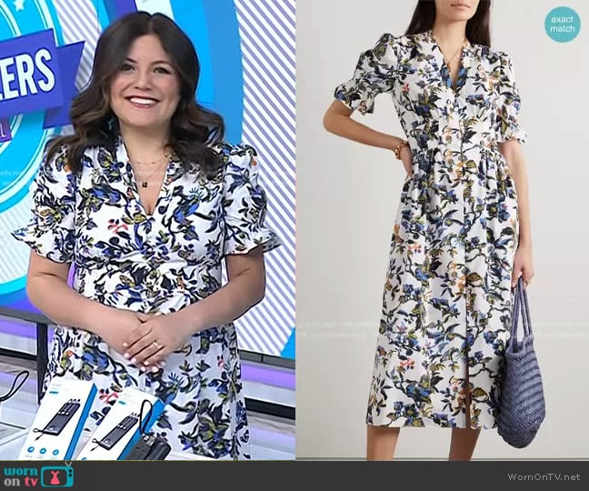 Diane von Furstenberg Erica Dress worn by Adrianna Barrionuevo Brach on Today