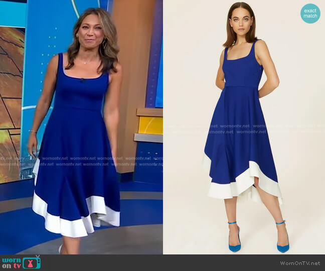 Esteban Cortazar Collective Flamenco Dress worn by Ginger Zee on Good Morning America