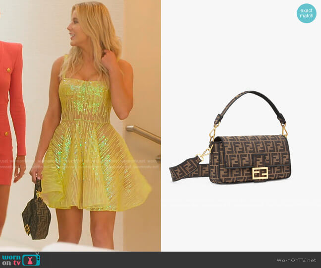 Fendi Baguette Fabric Bag worn by Alexandra Rose (Alexandra Rose) on Selling the OC