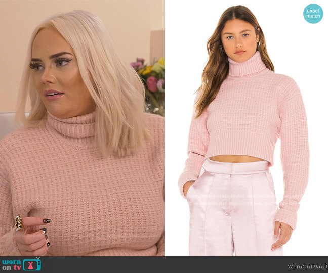 Madeline Turtleneck For Love & Lemons worn by Kathryn Dennis on Southern Charm