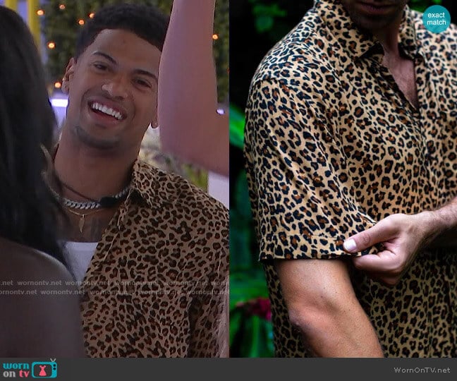 Kenny Flowers The Purradise Shirt worn by Timmy Pandolfi on Love Island USA