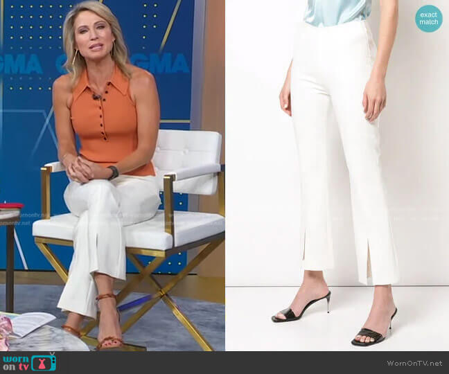 Cinq a Sept Kym Pants worn by Amy Robach on Good Morning America