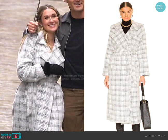 L'Academie Alaia Coat worn by Rachel Recchia on The Bachelorette