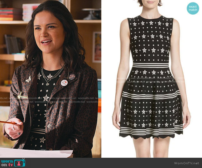 Ted Baker Mariae Star Dress worn by Margot (Victoria Moroles) on Never Have I Ever